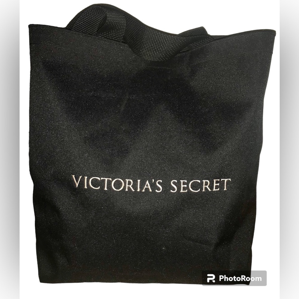 VICTORIAS SECRET CANVAS TOTE BAG